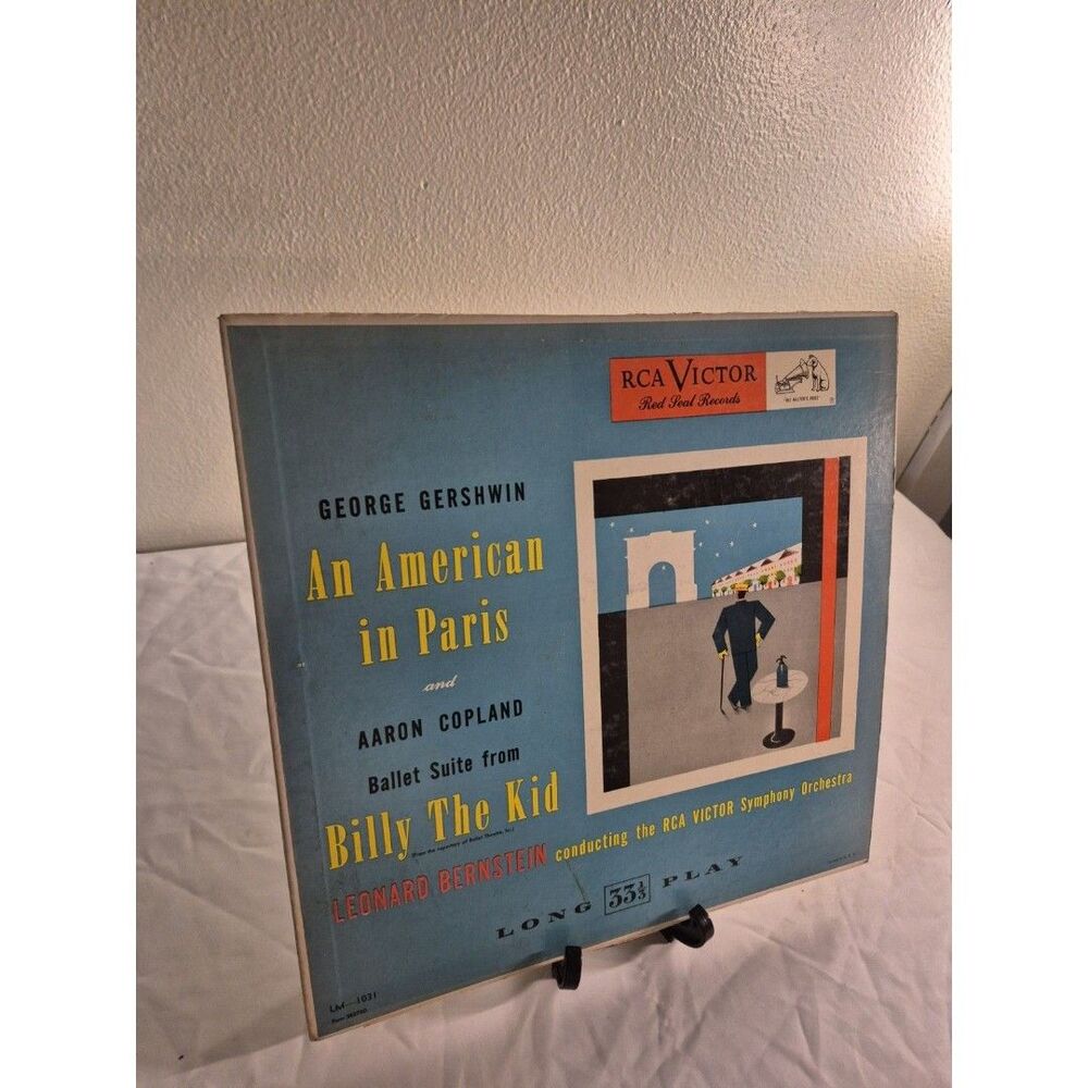 George Gershwin An American In Paris Aaron Copland Billy The Kid LP Leonard Bern